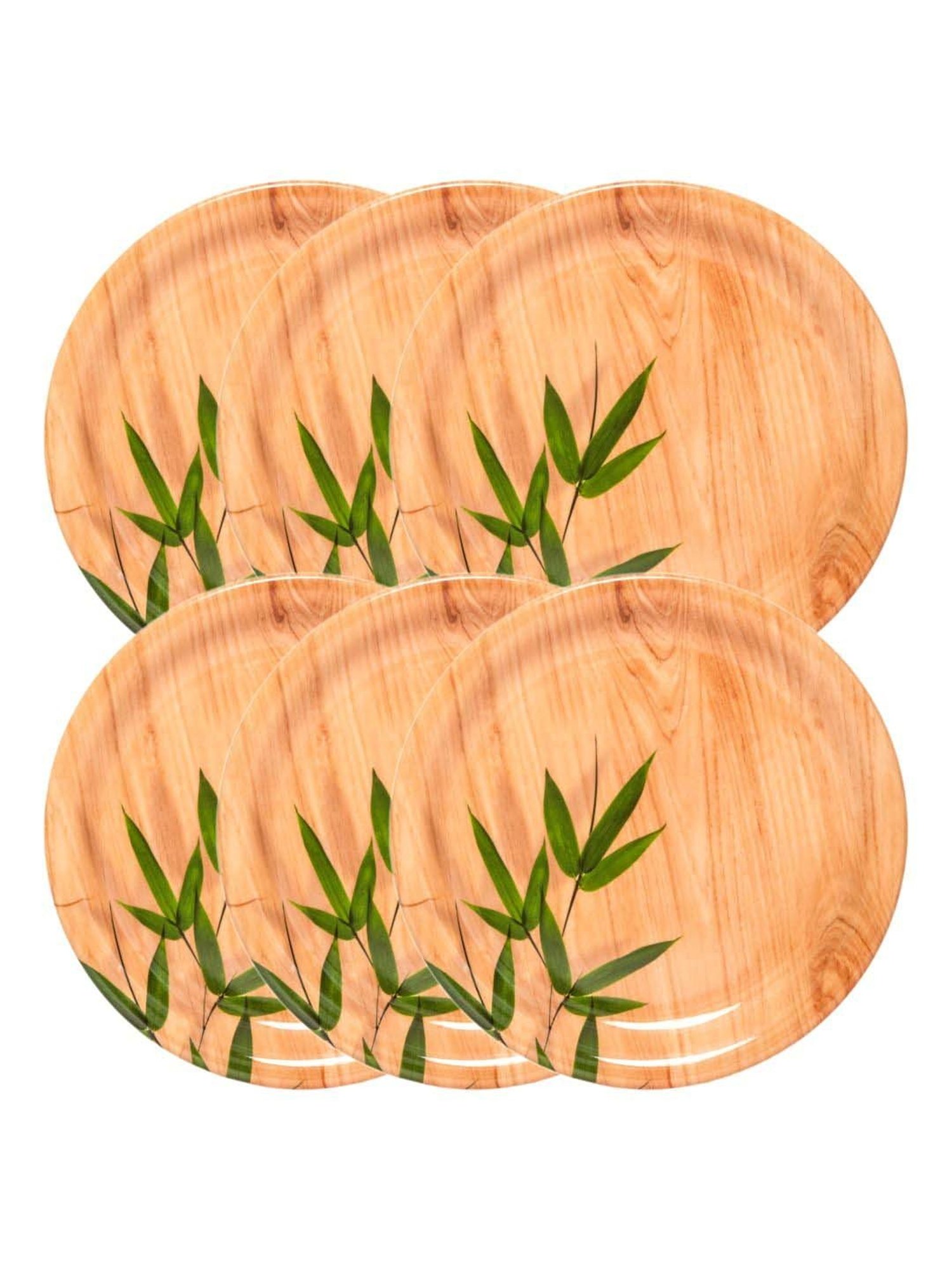 Servewell Bamboo Delite Melamine 19 cm Side Plate - Set of 6
