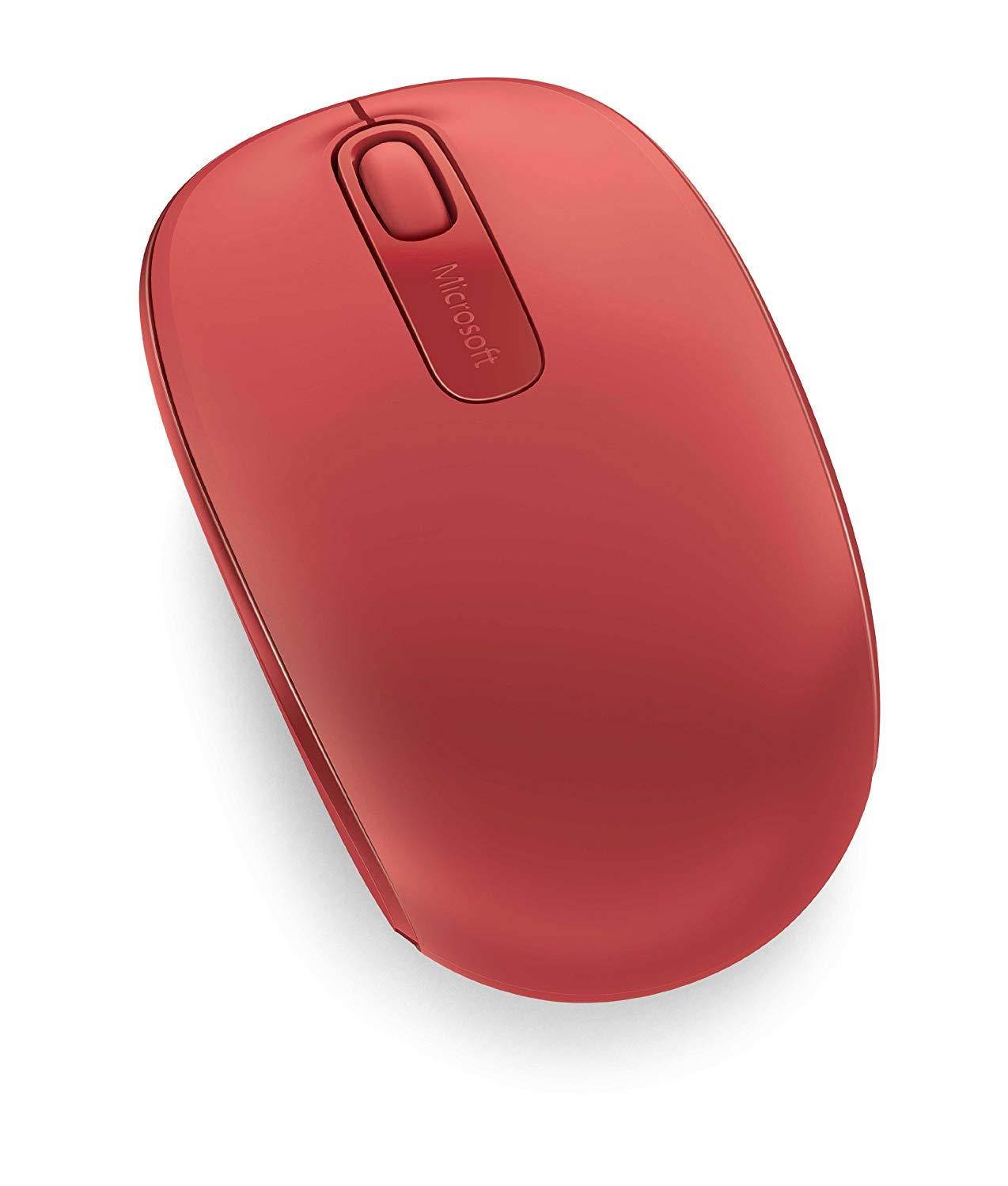 Microsoft Wireless Mobile Mouse 1850 - Flame Red (U7Z-00031)