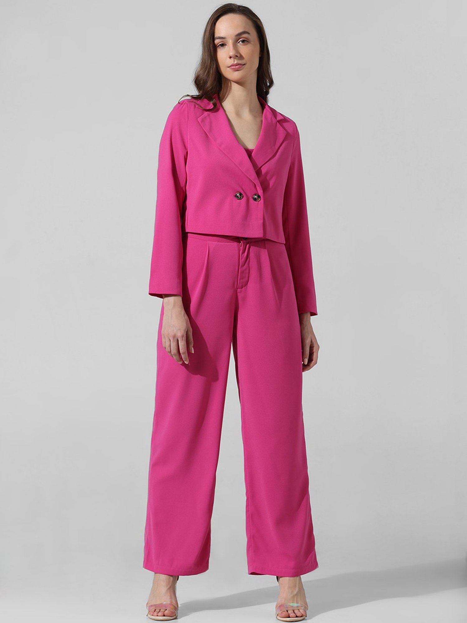 Only Pink Regular Fit Blazer