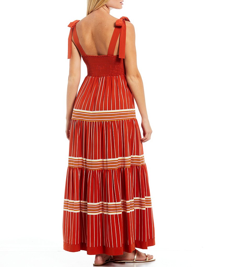A Loves A Shoulder Strap Square Neck Maxi Dress