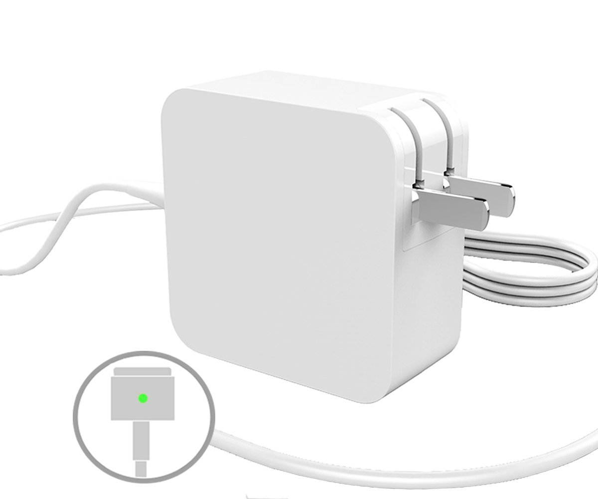 45W Replacement MagSafe2 Power Adapter for Apple Macbook Air A1465 A1466 A1436 14.85V-3.05A 11" 13" Wall Charger with US Plug