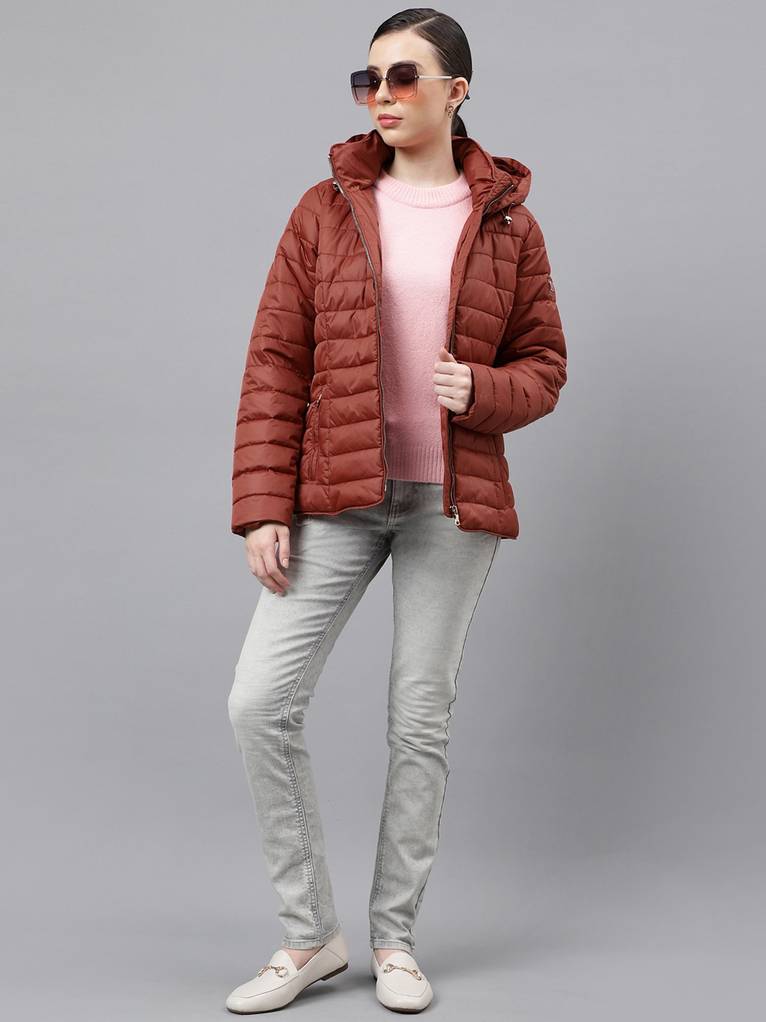 Woods Rust Quilted Jacket