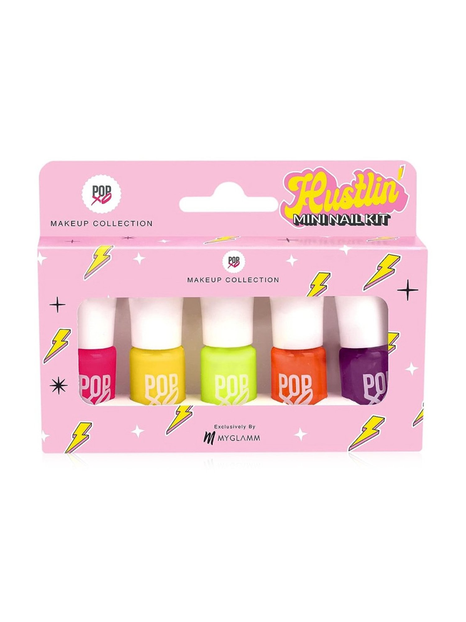 Color Fx Nail Fix Cure-In Mask, Moisturizer, Nail Enamel Remover & Nail Buffer Combo, Pack of 4