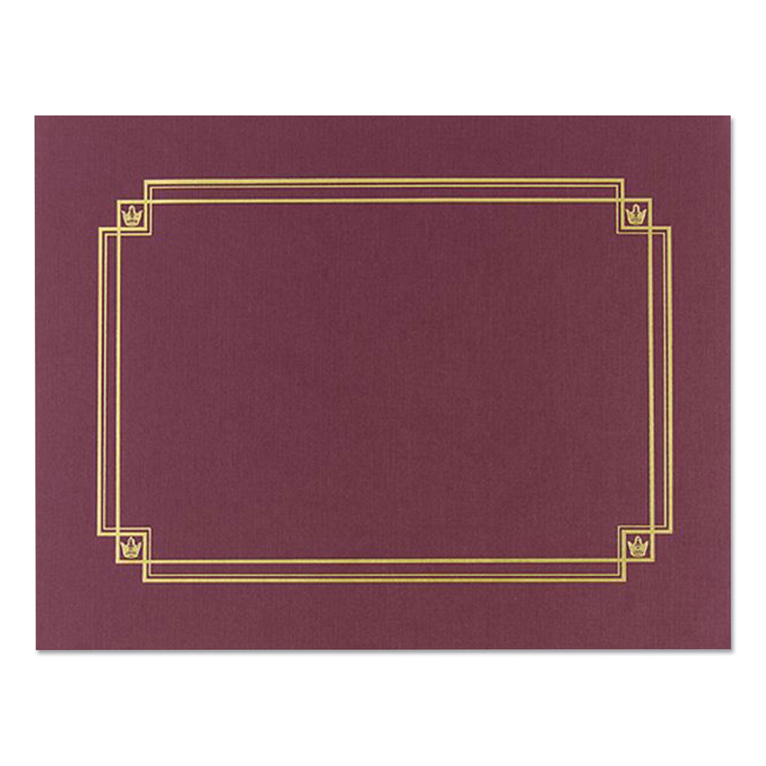 Great Papers Premium Textured Certificate Holder Burgundy 939503