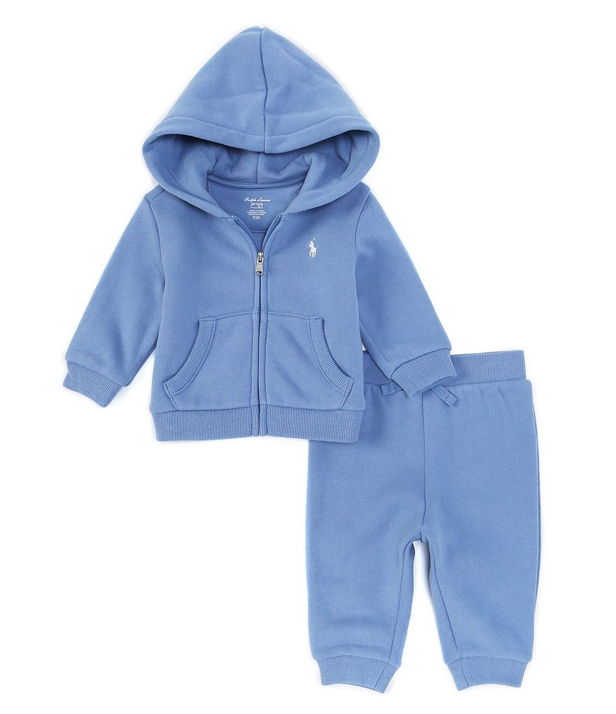 Tommy Hilfiger Baby Boys 12-24 Months Short-Sleeve Striped Polo Shirt & Microsueded Twill Shorts Set