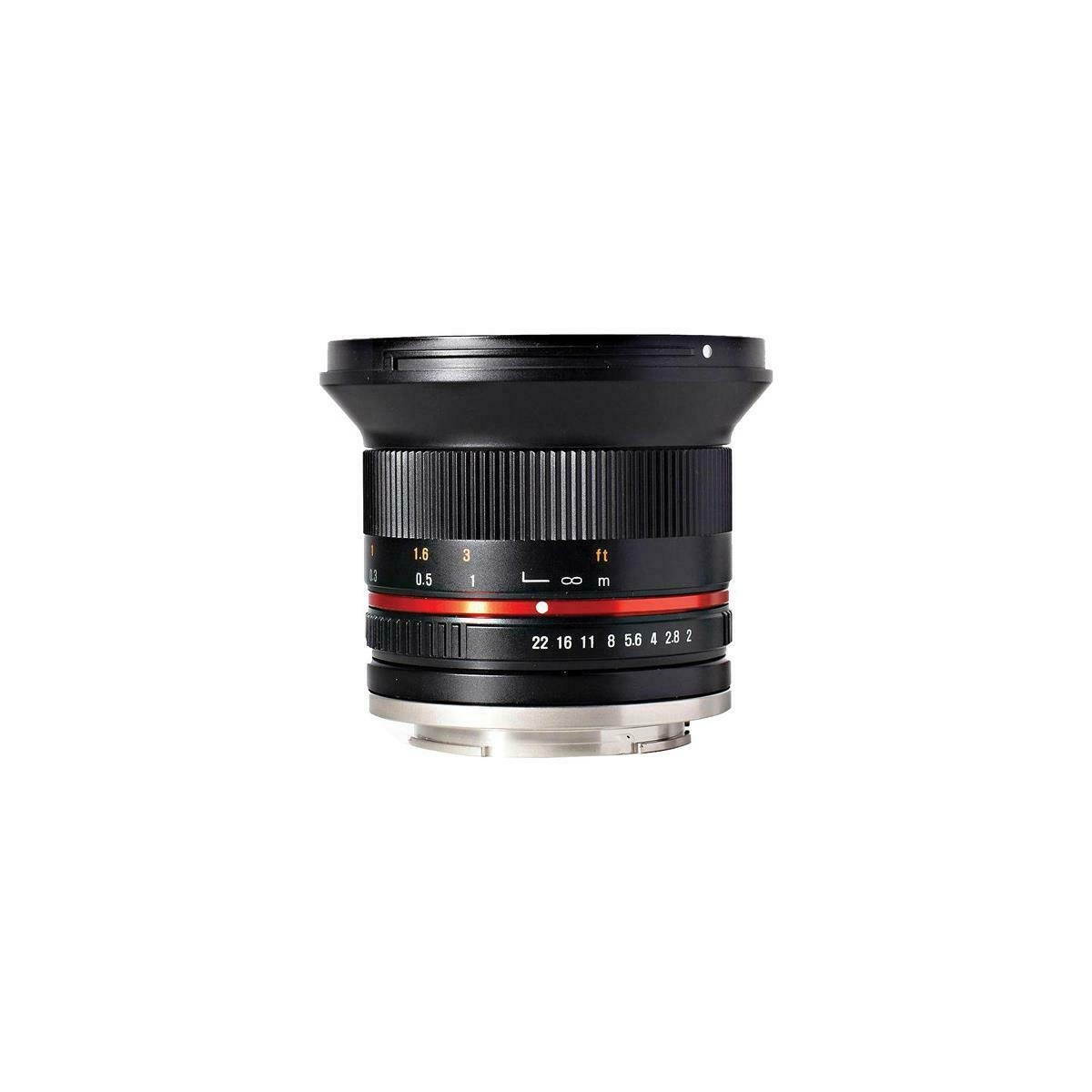 Rokinon 12mm f/2.0 NCS CS Lens for Sony E Mount Nex Series Mirrorless Cameras