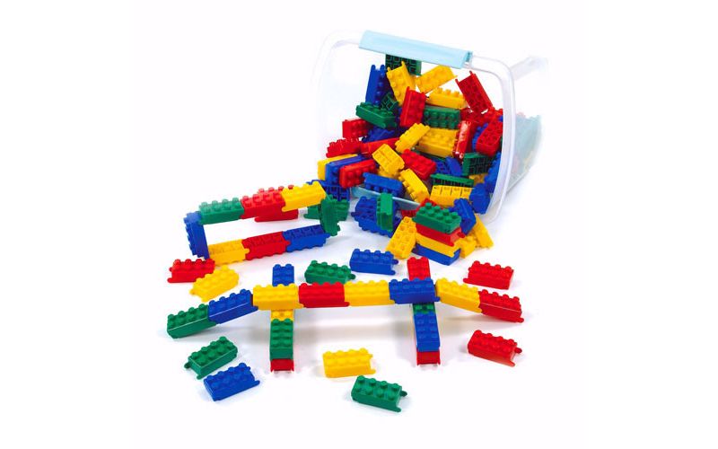 Flexitoys Toddler Flexiblocks - 120 Pcs