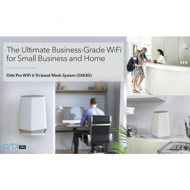 NETGEAR SXK80-100NAS Orbi Pro Mesh 6 WiFi System