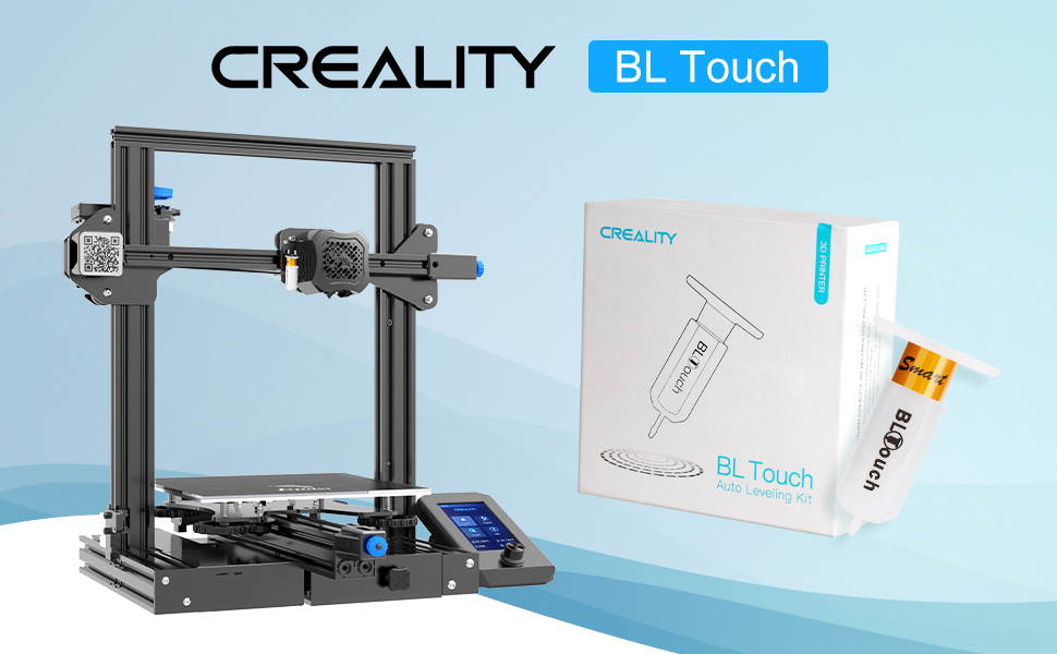 BL Touch, Official Creality BL Touch V3.1 New Upgraded 3D Printer Auto Bed Leveling Sensor Kit for Ender 5/Ender 5 Pro/Ender 3/Ender 3 Pro/Ender 3 V2/CR 10 with 32 Bit V4.2.2/V4.2.7 Mainboard