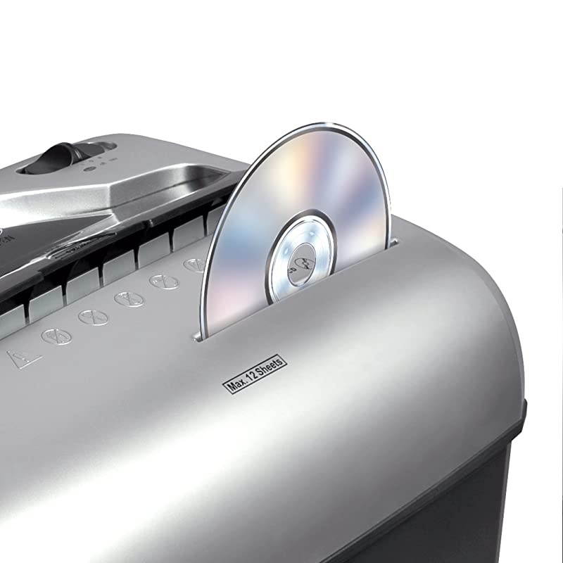 AU1217XB 12-Sheet Professional Crosscut Paper Shredder with Pullout Basket