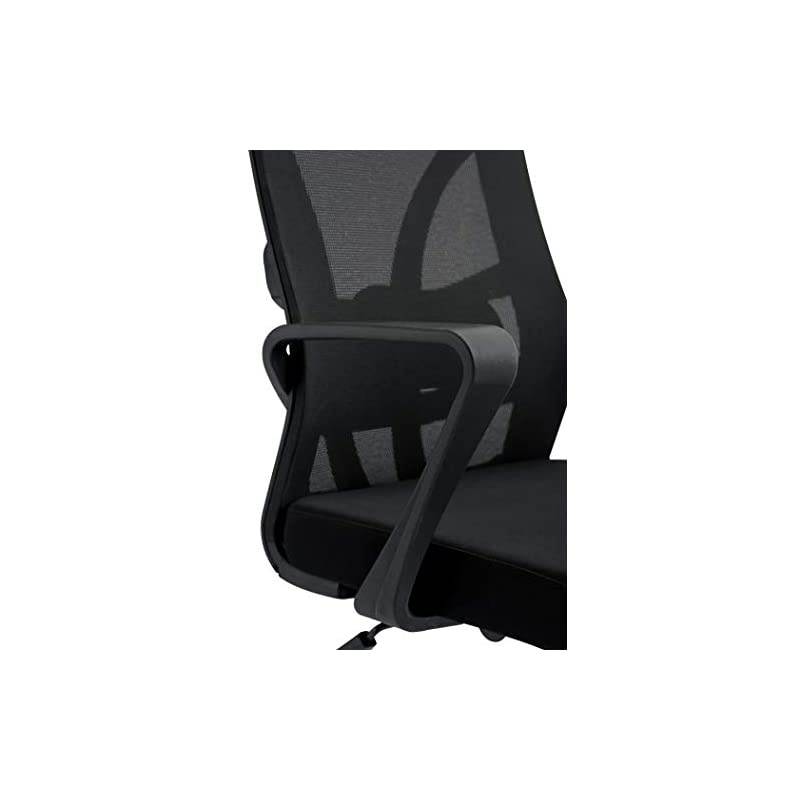 Ergonomic Office High Back Elastic Mesh Chair &ndash; Black Premium Quality High with Adjustable Lumbar Support -Back Office Chair &ndash; High-Density Foam Cover Chair