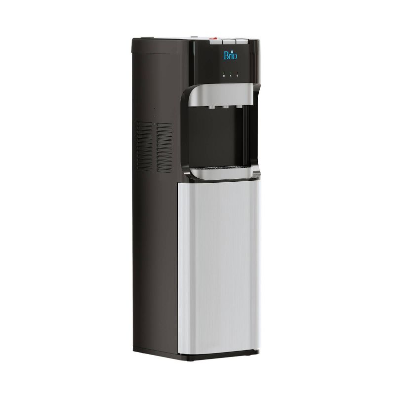Brio Comm Grade Bottleless Reverse Osmosis Water Filter Dispenser with 3 Temp Settings Point of Use