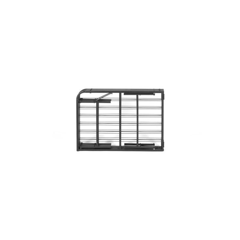 California King Simple Base Bi-Fold Bed Base Black - PragmaBed