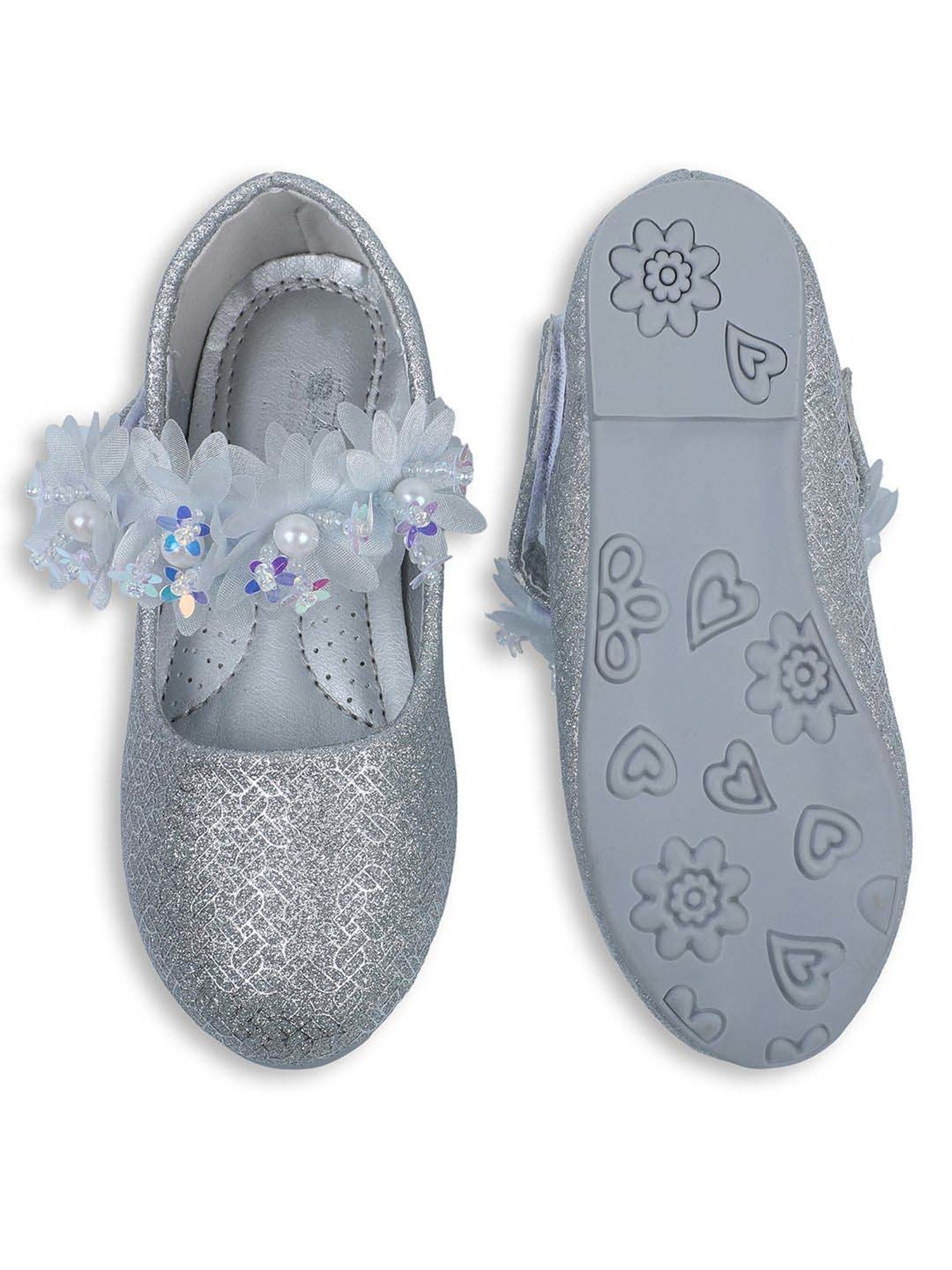 Shoetopia Kids Beige Toe Ring Sandals