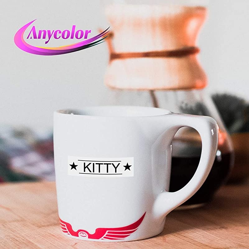 Compatible Label Tape Replacement for Brother Ptouch TZe Label Tape 12mm 047 Inch Laminated TZe231 TZe931 TZe431 TZe531 TZe631 TZe731 for Ptouch PTD210 PTH110 PTD400 Label Maker 6Pack