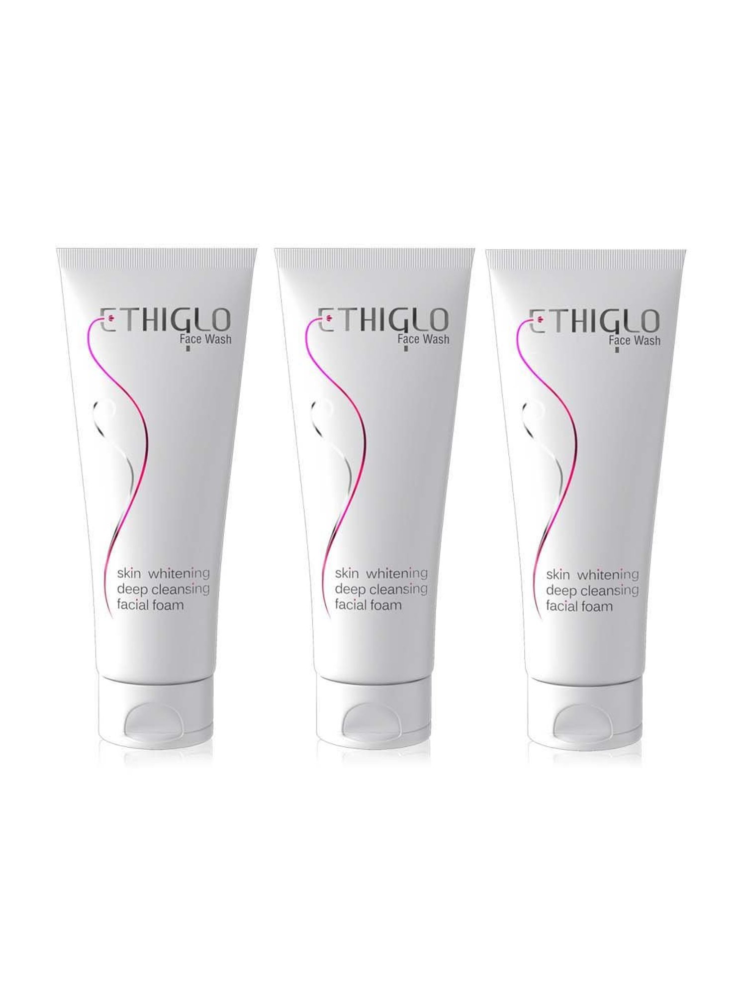 Ethiglo Skin Whitening Face Wash - Pack of 3 (200 ml Each)
