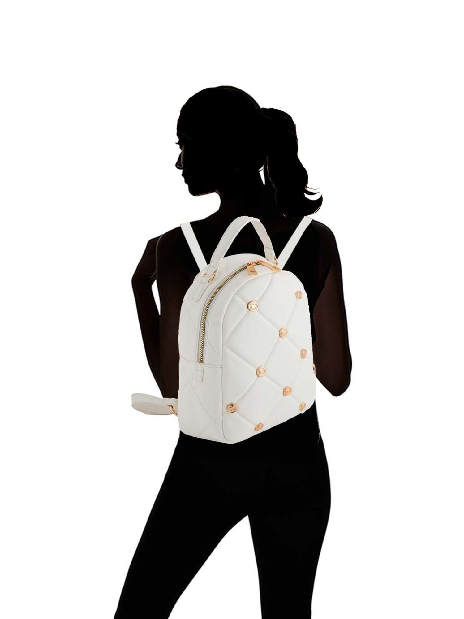 Carpisa Ivory Peonia Medium Backpack