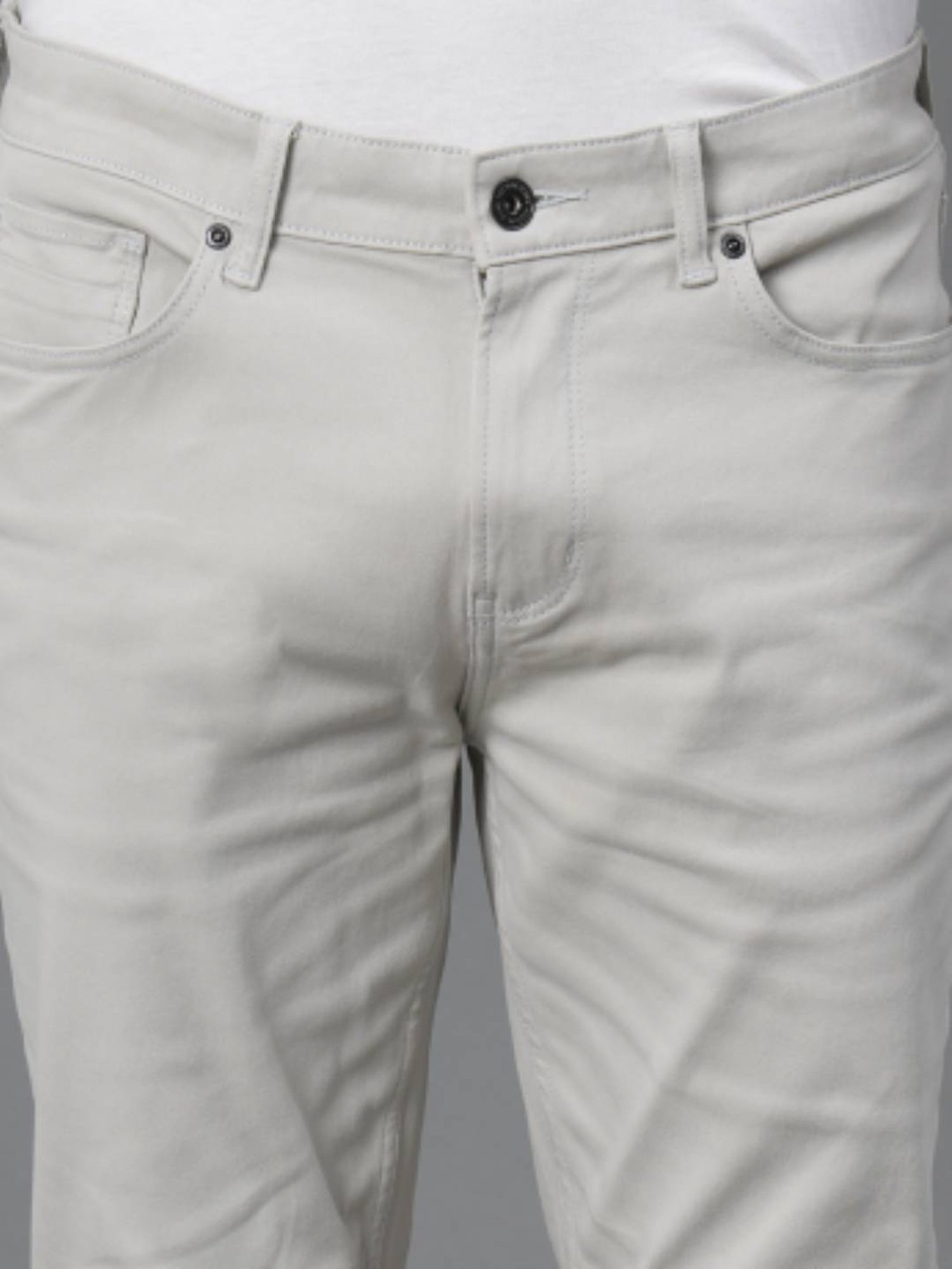 Red Tape Light Grey Skinny Fit Jeans