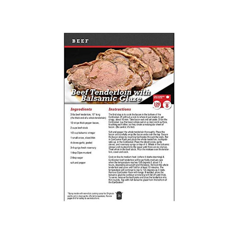 CanCooker Inc. CBVII-1004 CanCooker Over 100 Page, Kitchen-Tested 5 Meal Recipe Cookbook Volume 2 Everything From Breakfast to Dessert