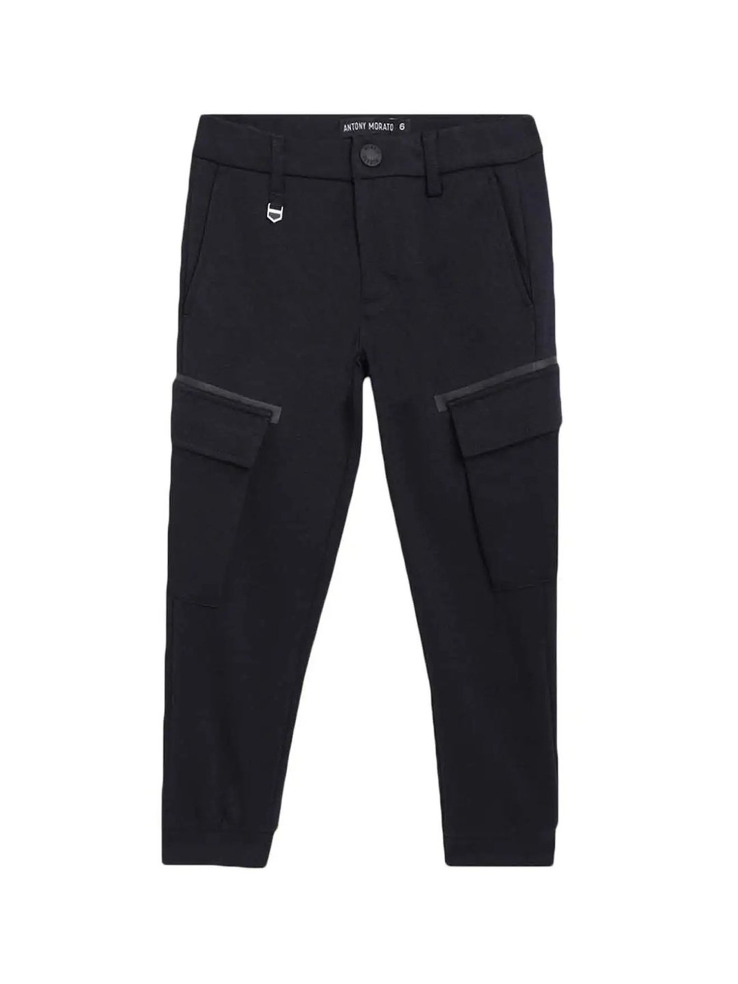 Antony Morato Boys Black Solid  Trousers