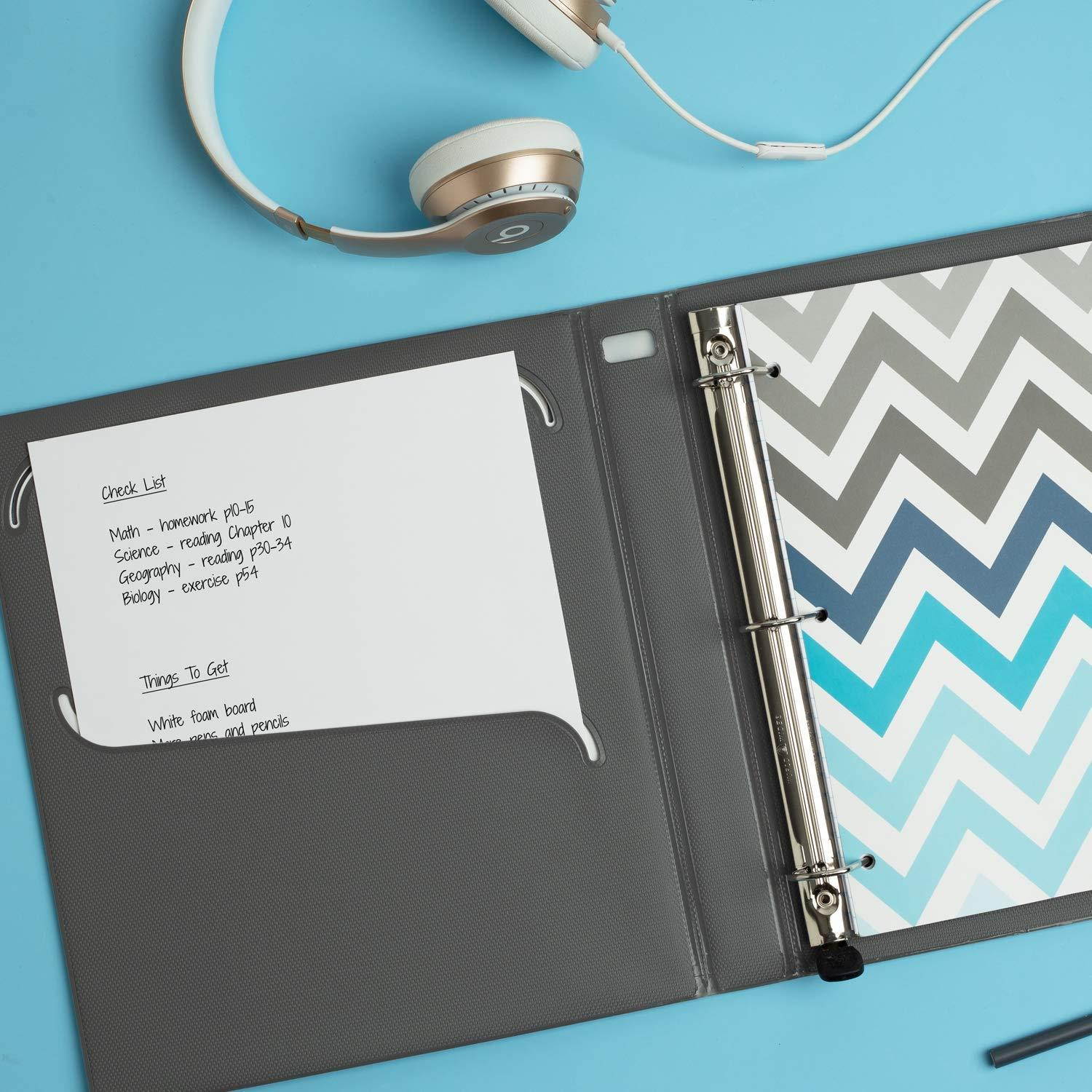 Avery Ultralast Binder with 1-Inch One Touch Slant Rings, White (79744)