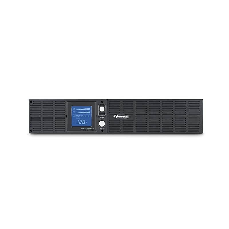 CP1000AVRLCD Intelligent LCD UPS System 1000VA600W 9 Outlets AVR MiniTower Black