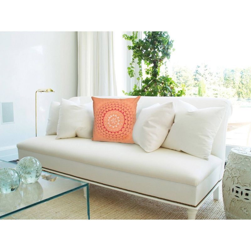 Coral Pumpkin Throw Pillow - Liora Manne