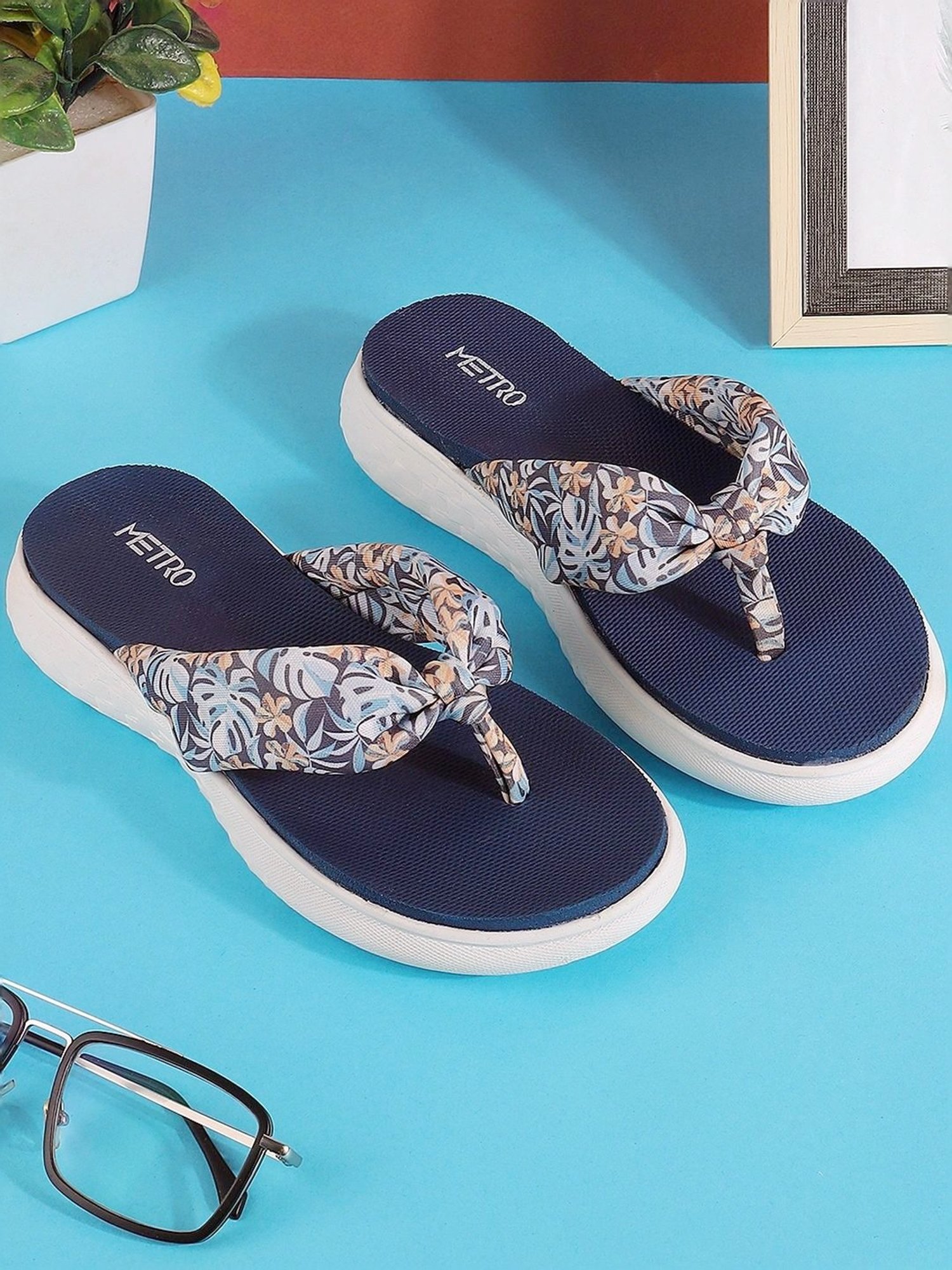 Floatz by Bata Women's  White Flip Flops