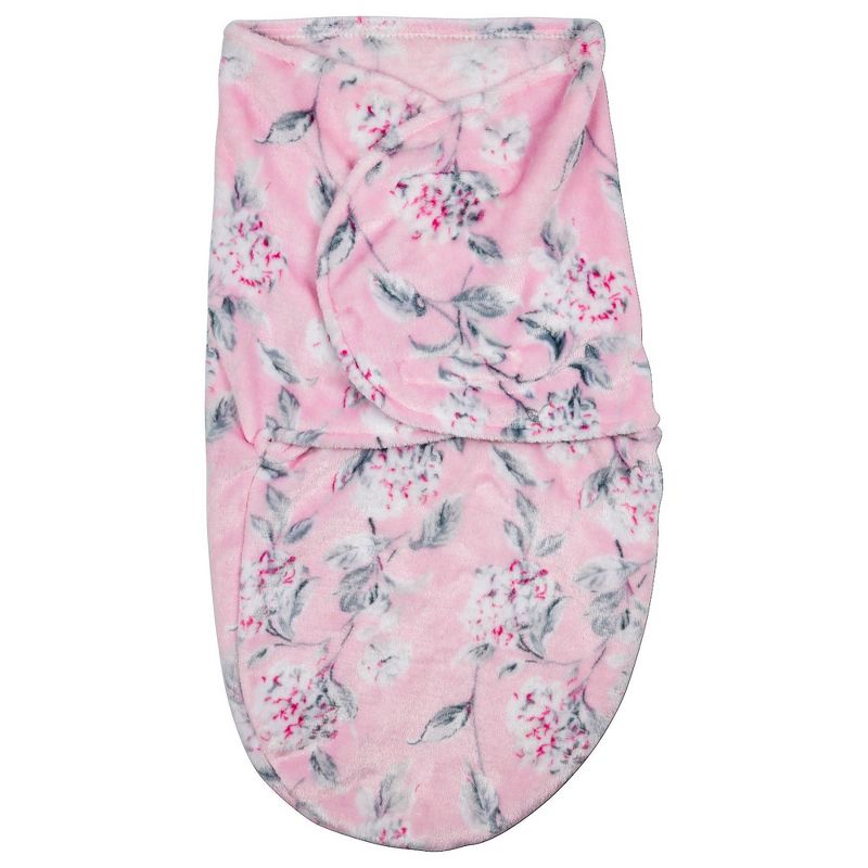 Laura Ashley Single Swaddle Frosted Hydrangea Pink