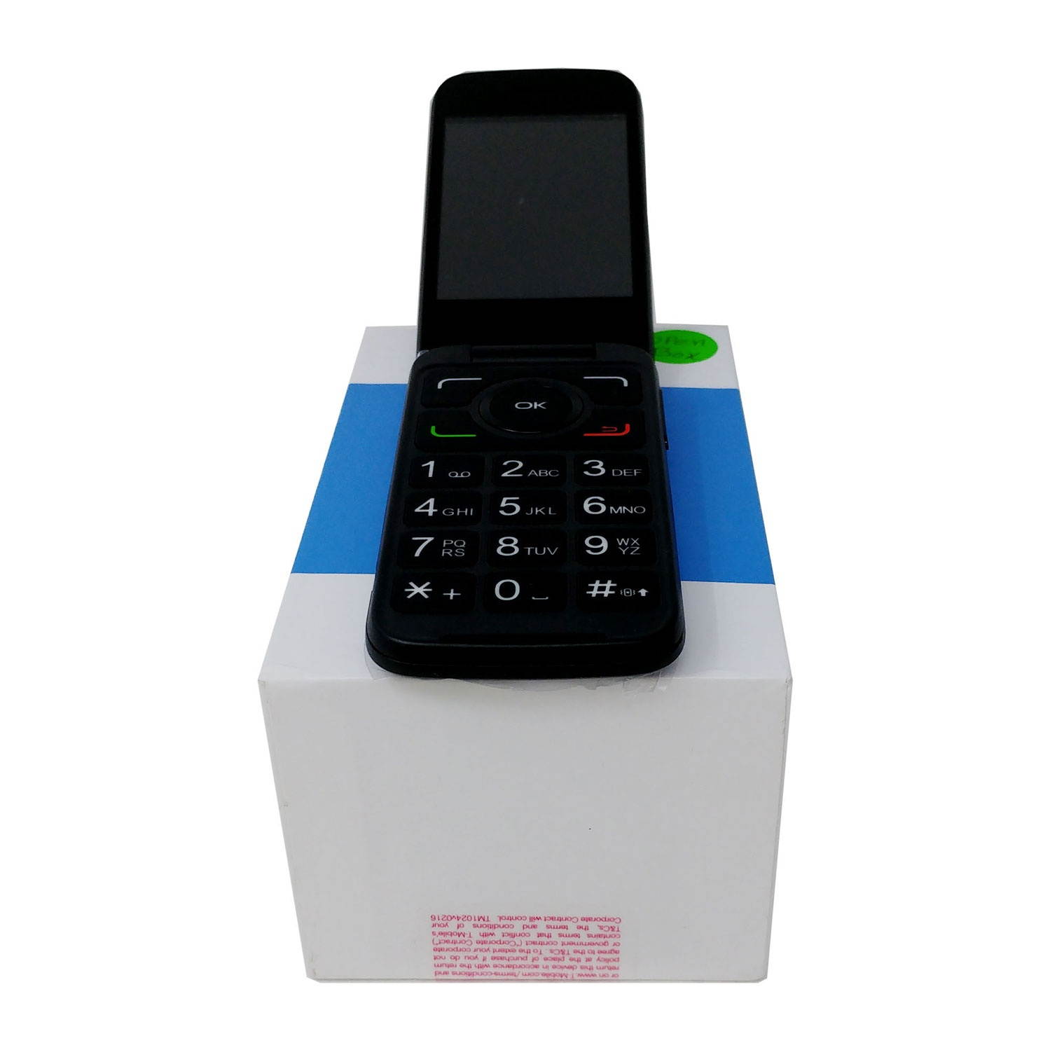 OB Alcatel Go Flip 3 4052W T-Mobile 2.8 in TN TFT Display 4G LTE Flip Phone - Prime Black