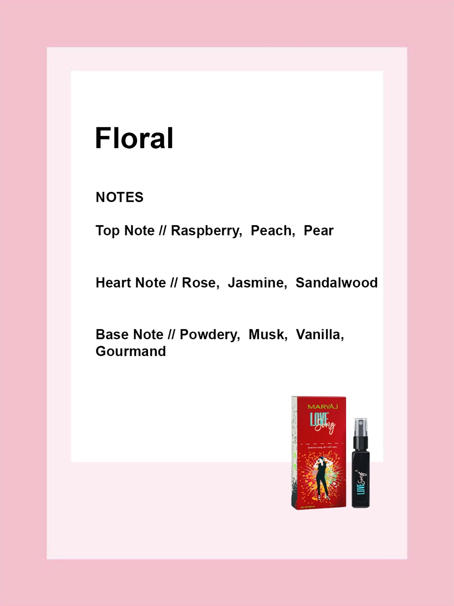 Maryaj Love Song Eau de Parfum - 8 ml