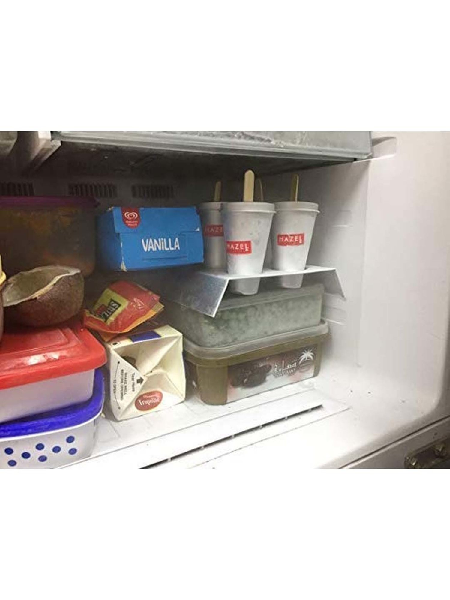 HAZEL Silver Aluminium Cylindrical Reusable Ice Cream Maker Popsicle Moulds (0.13 L) - Set of 12