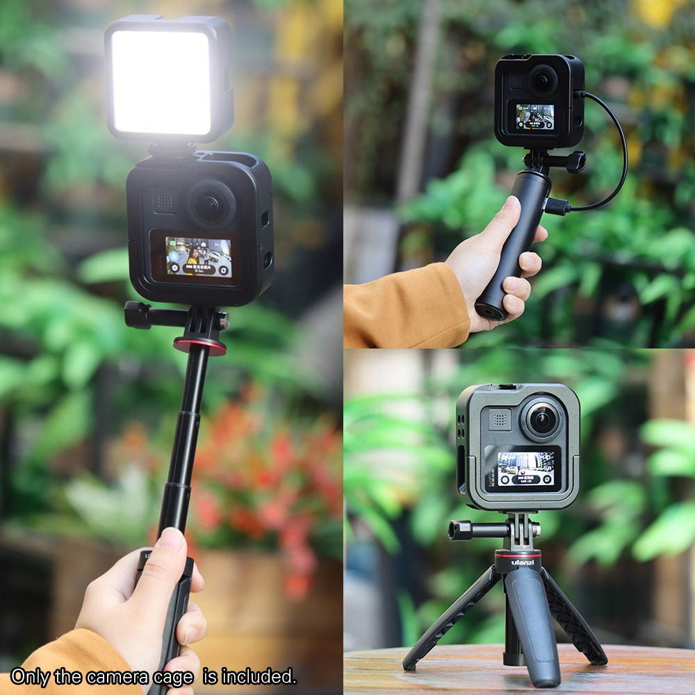 ulanzi GM-3 Metal Camera Cage with Cold Shoe Mount Compatible with GoPro Max