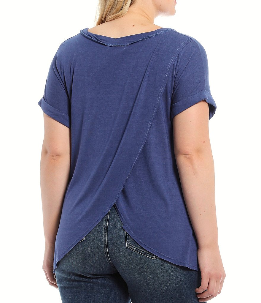 Jessica Simpson Plus Size JJ Red Dahlia Moroccan Border Print Fringe Hem Kimono Jacket