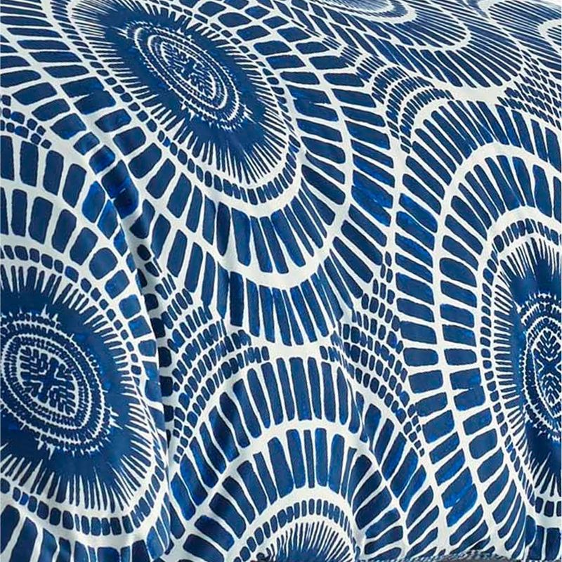 Trina Turk Samba De Roda Twin Duvet Cover Set Blue Aster