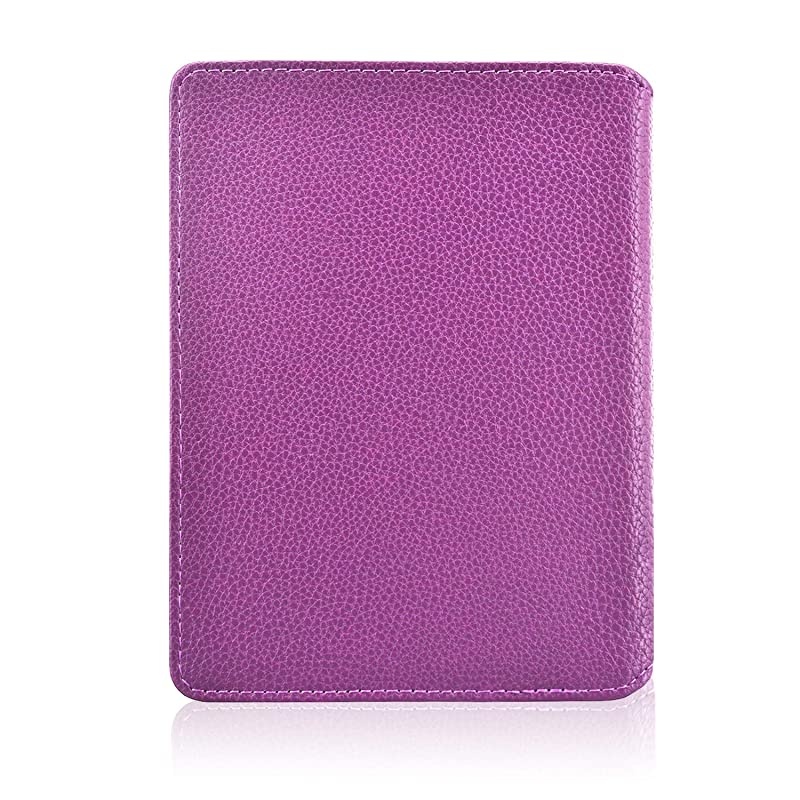 Case Fits All-New Kindle 10th Generation 2019 and 8th Gen 2016 ONLY (NOT FIT Kindle Paperwhite/Kindle Oasis), Folio Smart Leather Cover with Auto Wake Sleep & Front Pocket, Purple