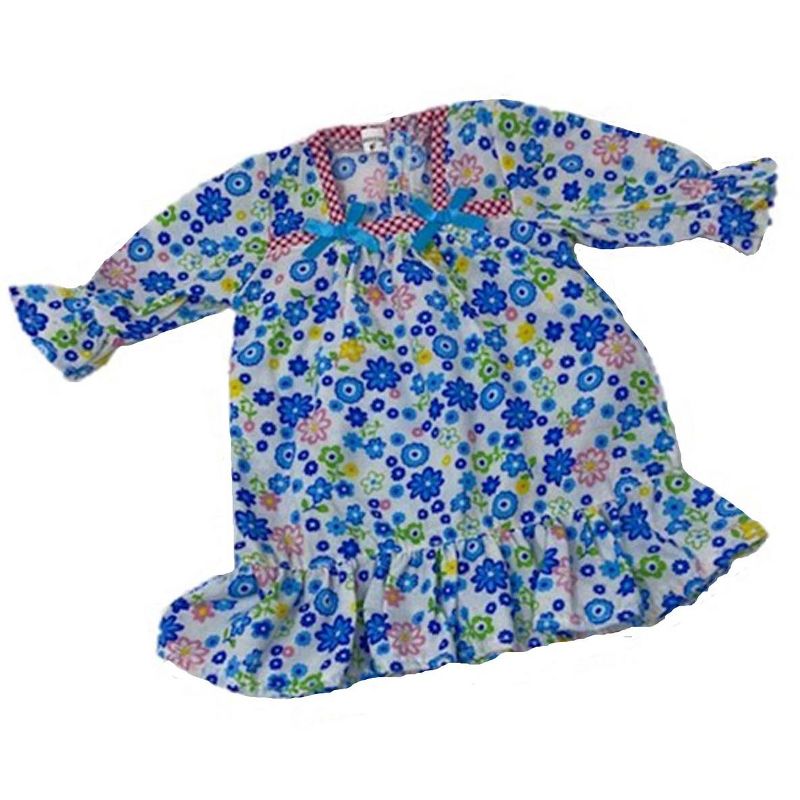 The Queen's Treasures Little House on the Prairie Green Calico Dress, Bonnet & Apron for 18" American Girl Dolls