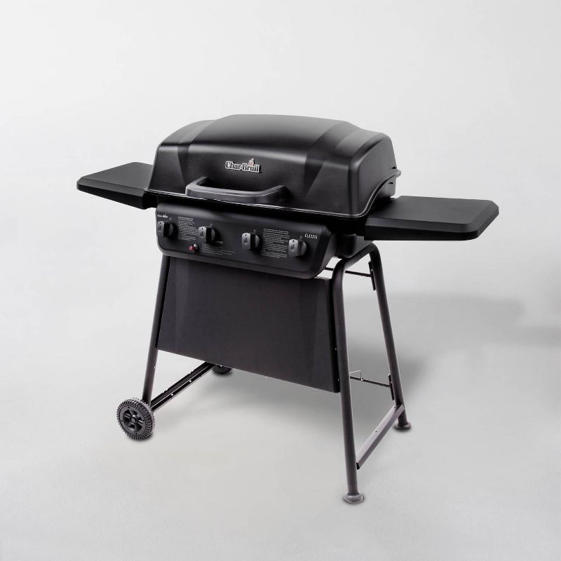 Char-Broil Classic 4-Burner 32,000 BTU Gas Grill 463874717 - Black