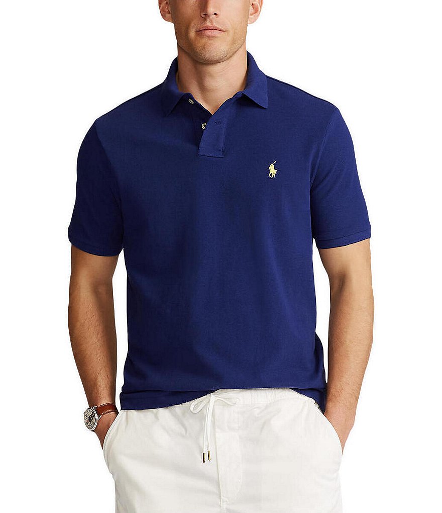 Polo Ralph Lauren Classic-Fit Solid Mesh Polo Shirt