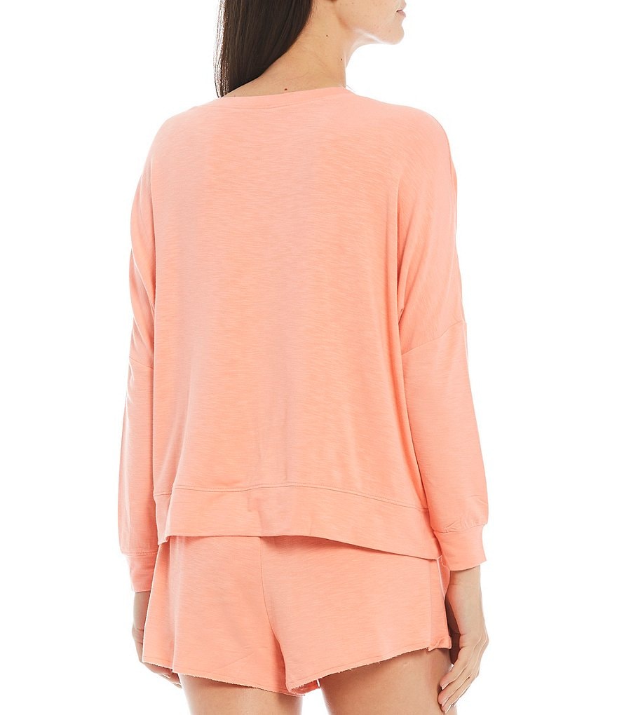 Honeydew Intimates Starlight Solid French Terry Lounge Coordinating Sweatshirt
