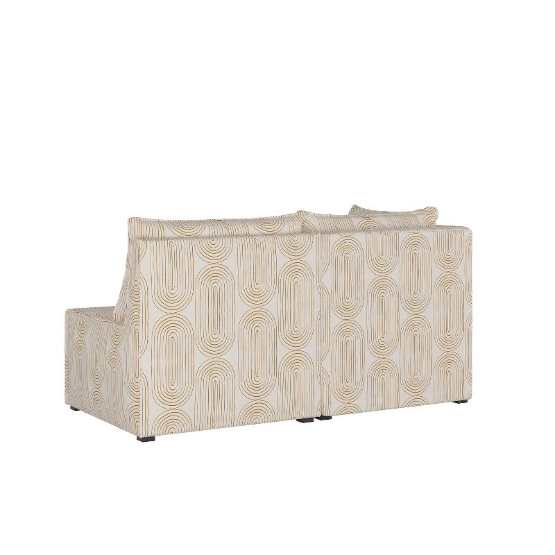 3pc French Seamed Sectional Oblong Mustard - Project 62™