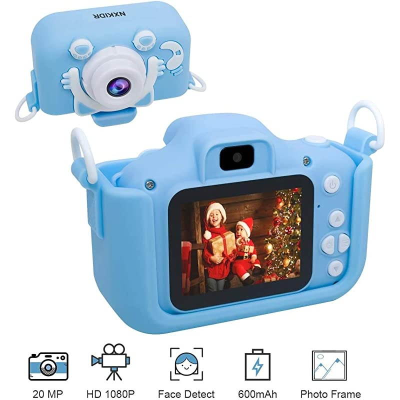 Kids Camera  Q1 Digital Video Camcorder Action Camera Rechargeable with 8G SD Card 2.0&rdquo; for 3-12 Year Old Boys and Girls Birthday Festival Gift