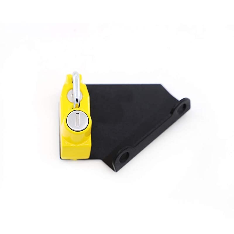 Motorcycle Helmet Lock Anti-Theft Helmet Security Locks Compatible with YZF-R1/M 2015-Newer, YZF-R6 2017-Newer-Yellow