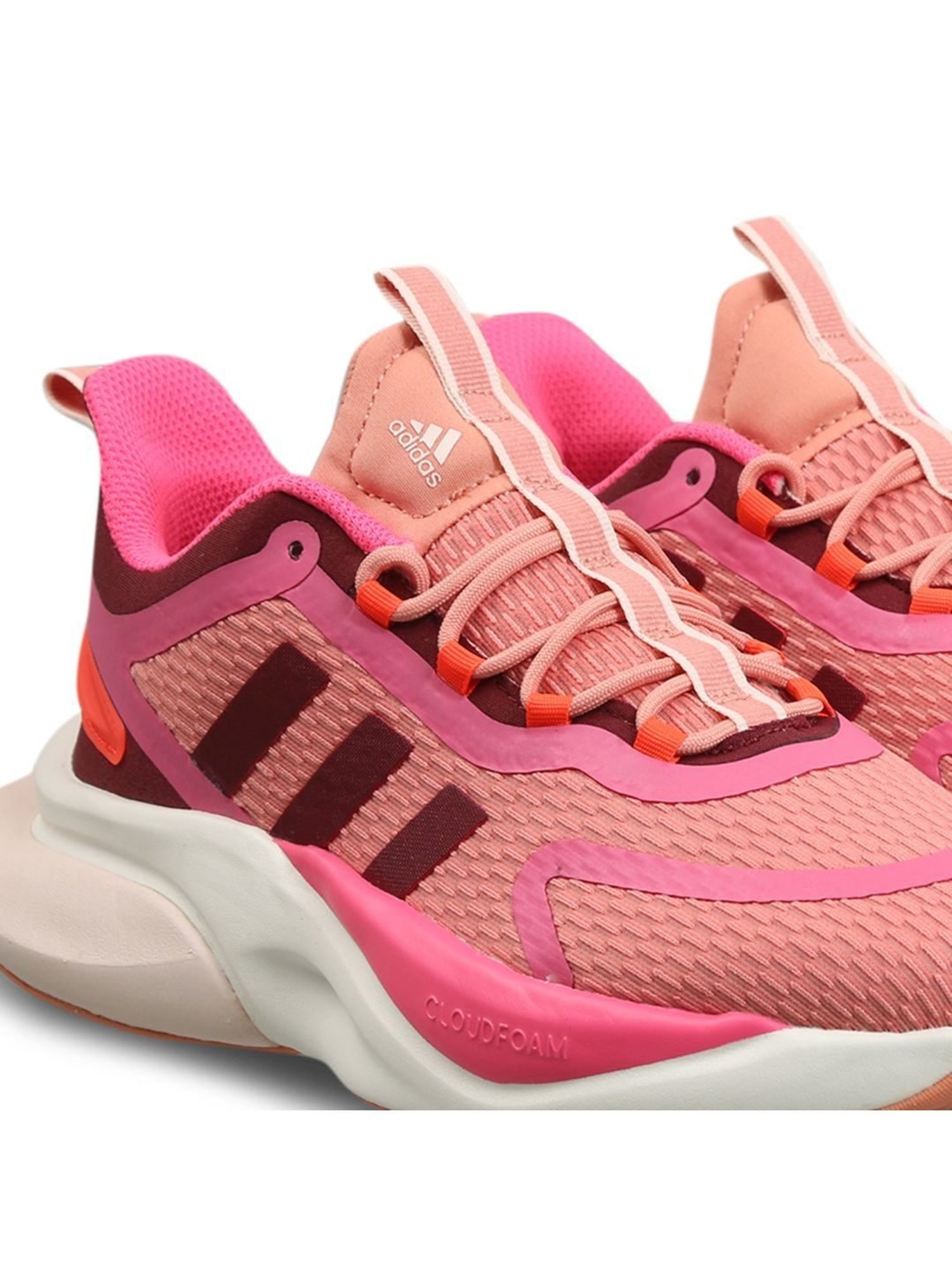 Adidas Women's Alphabounce + Peach Running Shoes