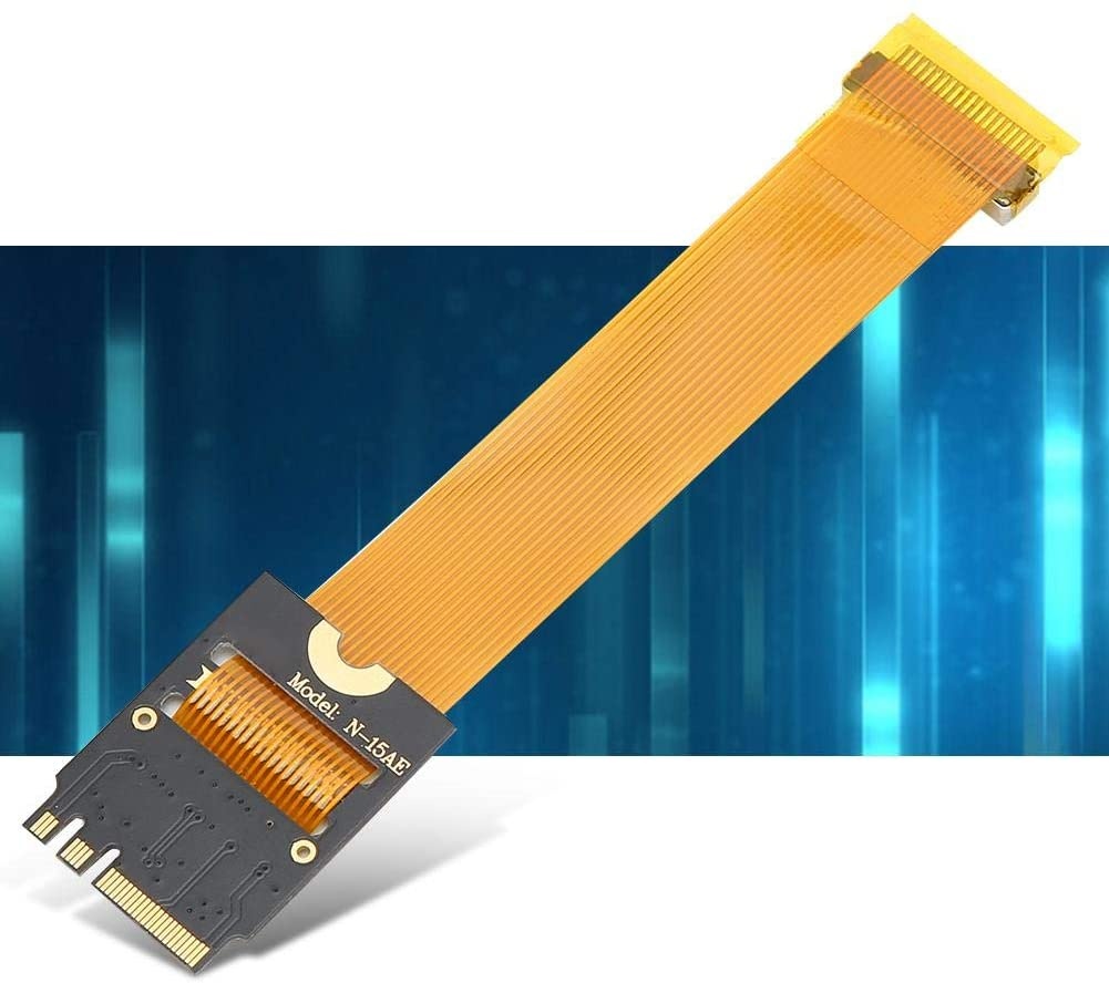 Zopsc Extension Adapter Card, Free Drive BCM94331CSAX BCM94360CS2 to A + E Key Extension Adapter Card, for MacBook, with Good Contact Performance