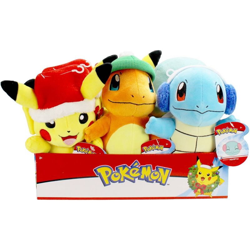 Pokemon Seasonal Plush Holiday Squirtle 8"