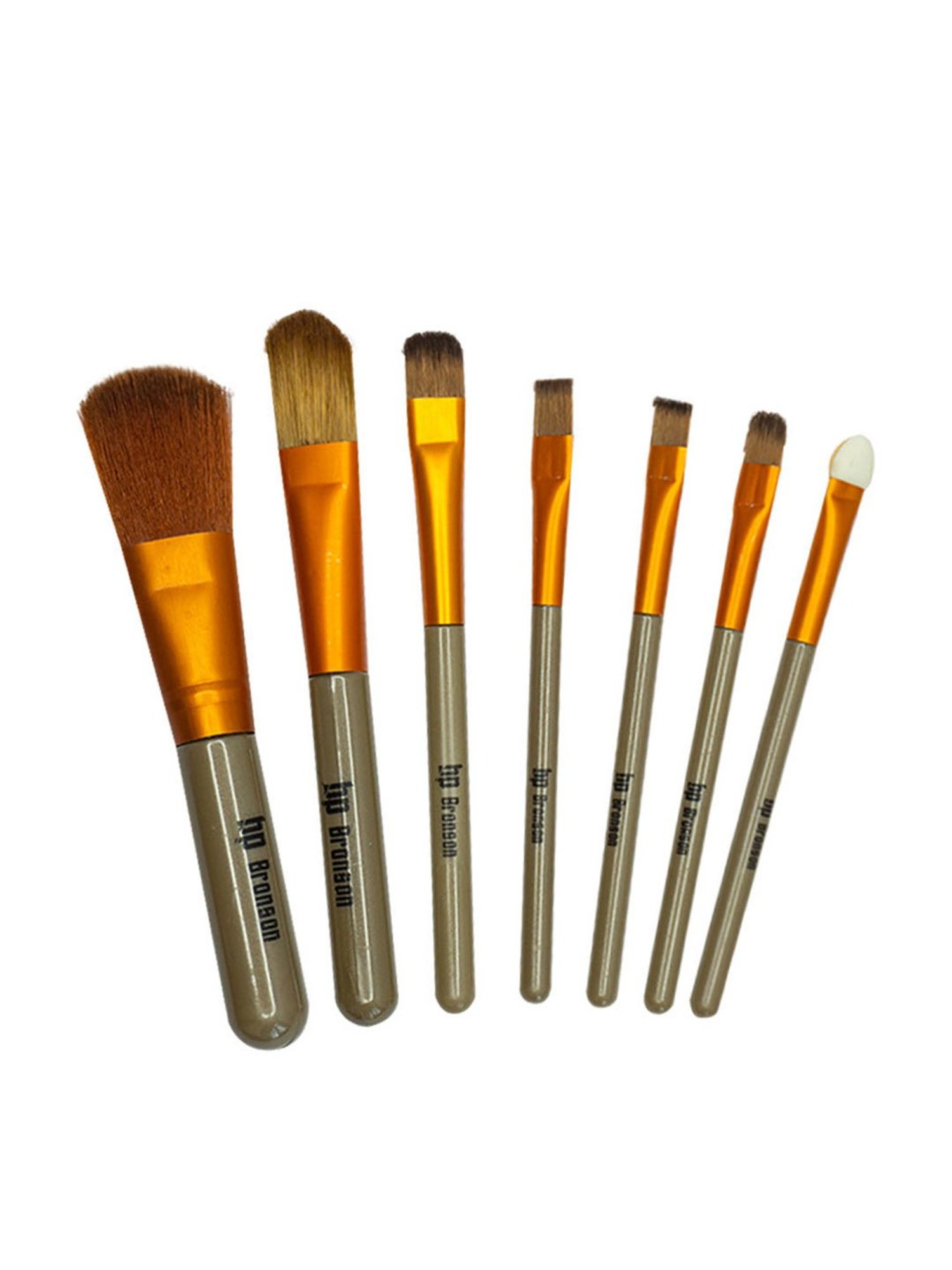 Bronson Professional Makeup Brushes with Storage Box - Set of 7