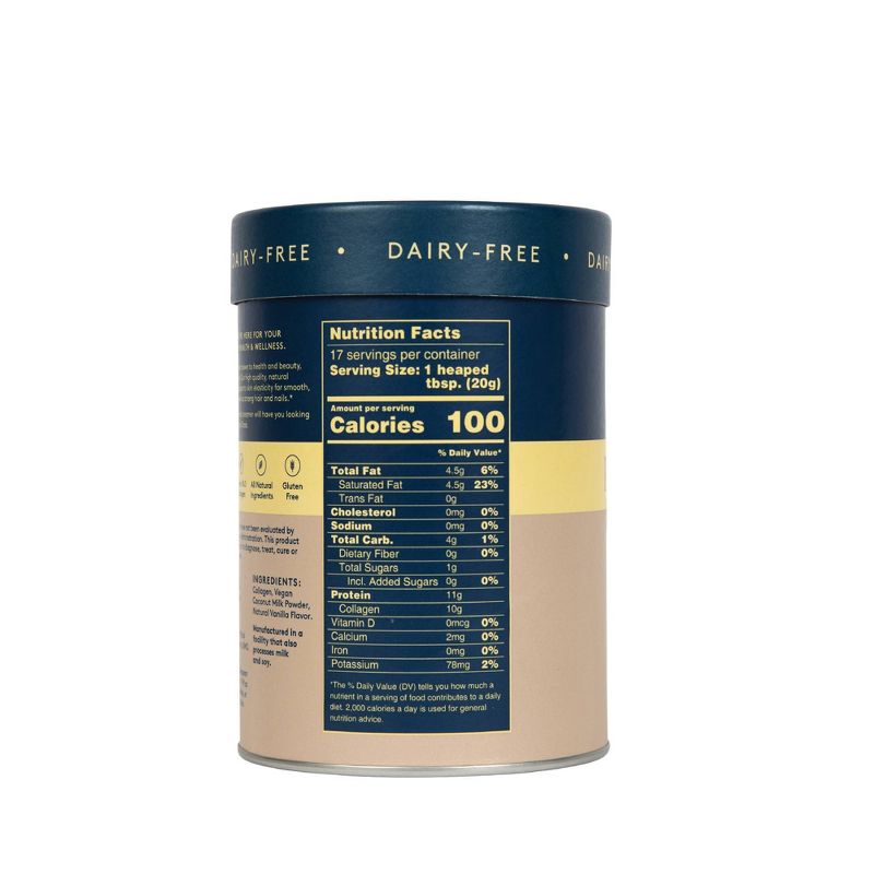 DOSE&CO Dairy-Free Collagen Creamer - Vanilla - 12oz