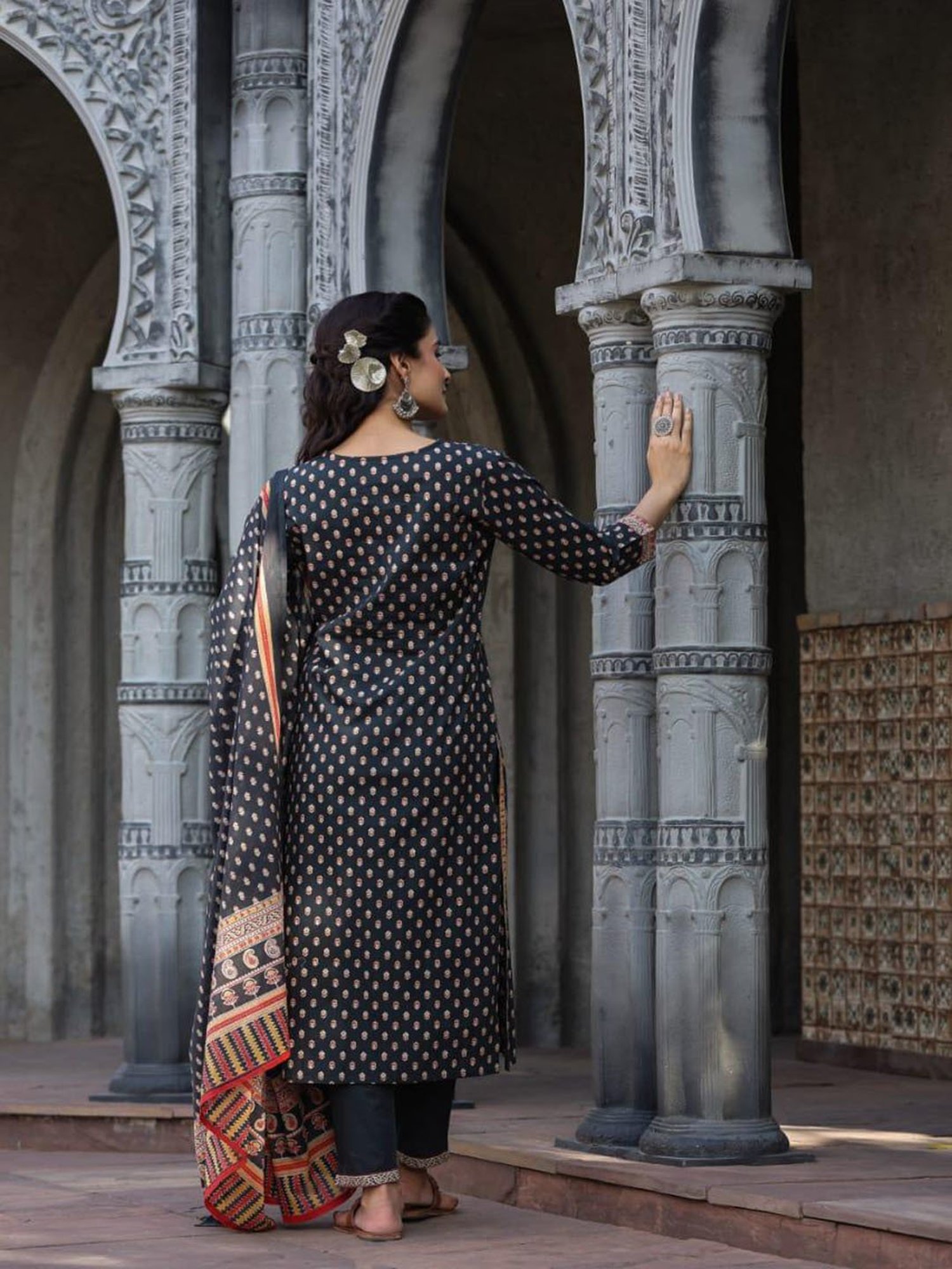 Autumnlane Gunjan Swish Printed Cotton Suit Set