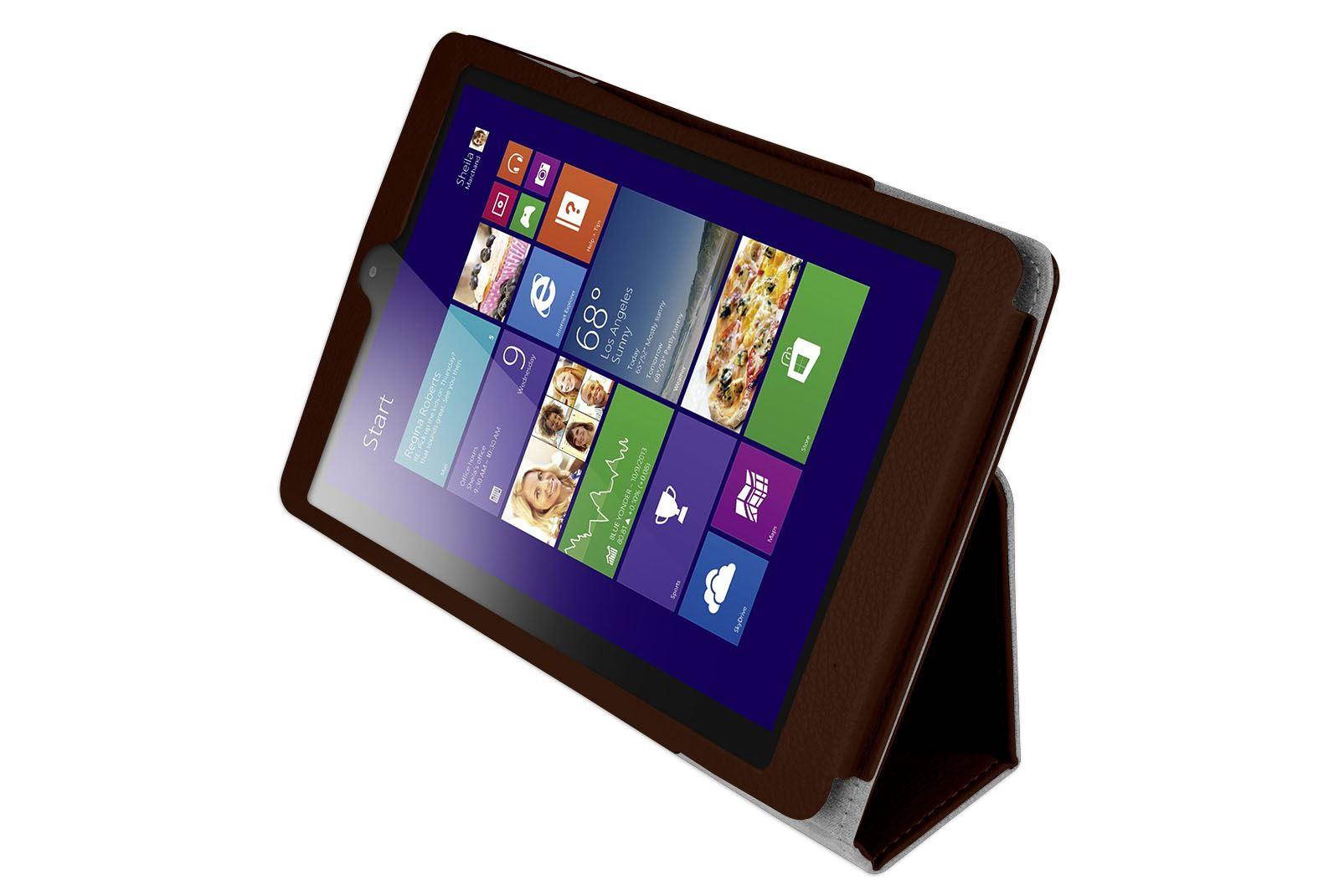 Hellfire Trading Magnetic PU Leather Case Cover for Lenovo MiiX 3 7.85" Tablet - Blue